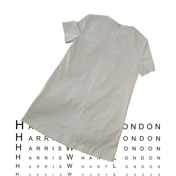 Harris Wharf London Minimalist Cream Shift Dress Size 44 IT Women's Size 8 - Picture 3 of 9